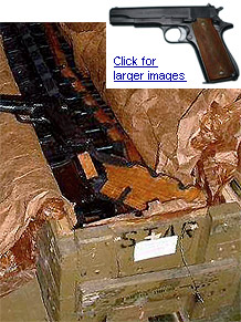 Crate of Soviet re-arsenaled Model B pistols